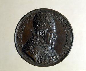 Klement X. (1590 - 1676). Bronzová medaile. , Milano od Anonymous Anonymous
