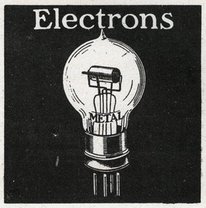 Elektrické jevy: elektrony. Anonymní ilustrace z roku 1925. Soukromá sbírka. od Anonymous Anonymous