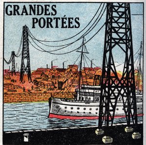 Elektrické potrubí: řetězové závěsné izolátory pro potrubí vysokého dosahu. Anonymní ilustrace z roku 1925. Soukromá sbírka. od Anonymous Anonymous
