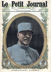 První světová válka 1914-1918 (válka 14-18). Portrét generála Josepha Alfreda Michelera (1861-1931) v „Le Petit Journal“, dne 8.10.1916 od Anonymous Anonymous