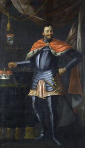 Frederic V du Palatinat (Frederic V de Wittelsbach Simmern, princ electeur et comte palatin du Rhin, roi de Boheme) - Fridrich V (1596-1632), kurfiřt Palatine - Anonym - c. 1620-1630 - Olej na plátně - 239x140 - Soukromá sbírka od Anonymous Anonymous