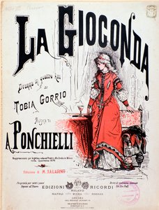 Frontispis La Gioconda, opera Ponchielliho od Anonymous Anonymous