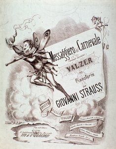 Frontispis partitury Carnevals-Botschafter (op 270) od Johanna Strausse od Anonymous Anonymous