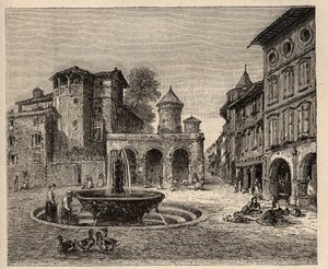 Gaillac - Tarn - Occitanie - rytina v “” PATRIE” - PECTUREQUIREQUE POPIS FRANCIE V 6 SVAZTECH LUCIEN HUARD - konec 19. stol. od Anonymous Anonymous