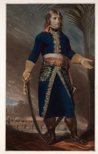 Generál Napoleon Bonaparte – Anonym – 1796 – Mezzotinta – 57,5x40,3 – Soukromá sbírka od Anonymous Anonymous
