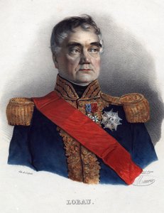 Georges Mouton de Lobau (1770-1838), maršál Francie - Anonym - 1835 - Litografie, akvarel - 32x24 - Soukromá sbírka od Anonymous Anonymous
