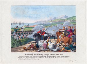 Guerre russo-turque de 1828-1829 - Pád pevnosti Anapa 23. června od Anonymous Anonymous