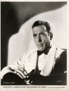 Humphrey Bogart (1899-1957) ve filmu Casablanca od Michaela Curtize par Anonymous od Anonymous Anonymous