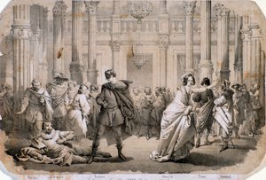 Ilustrace Maskovaný ples, opera od Giuseppe Verdiho od Anonymous Anonymous