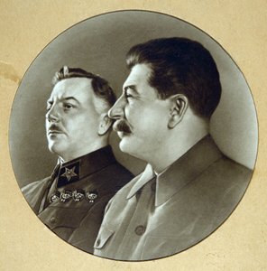 Yosef Stalin a Kliment Vorošilov (Vorochilov od Anonymous Anonymous