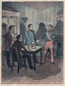 Le jure (Přísaha) od Boriese – rytina ve „Velké historické a dramatické vyprávění čtyř seržantů z La Rochelle““ od Julese Beaujointa – asi 1900 od Anonymous Anonymous