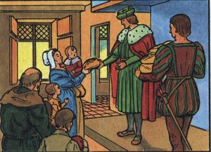 Francouzský král Ludvík XII. (1462-1515) „“ Otec lidu““ Anonymní ilustrace ve „“ Sbírce panovníků a hlav států Francie“““. 20. století. Soukromá sbírka. od Anonymous Anonymous