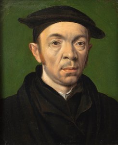Mužský portrét, asi 1550 (olej na mědi) od Anonymous Anonymous