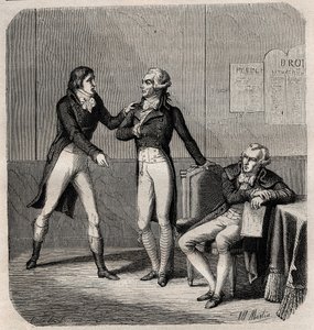 Maximilien Robespierre - Louis de Saint-Just (Saint-Just od Anonymous Anonymous