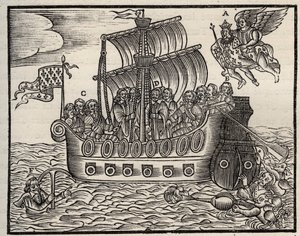 Mazarinádův politický pamflet: Navzdory Mazarinovi, metly zajišťují záchranu státu. kolem roku 1649. Těžké dřevo. Soukromá sbírka. od Anonymous Anonymous