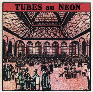 Nové vlastnosti plynu: neonové trubice. Anonymní ilustrace z roku 1925. Soukromá sbírka. od Anonymous Anonymous