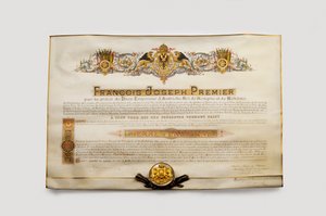 Řád zlatého rouna: Rakouské zlaté rouno - Diplôme d