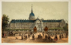 Paříž 1874: Hotel des Invalides, soukromá sbírka od Anonymous Anonymous
