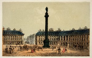 Paříž 1874: The Place Vendome, soukromá sbírka od Anonymous Anonymous
