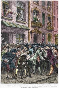 Paris IV arrondissement - La rue Quincampoix en 1720 a l