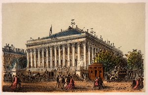 Paříž v roce 1874: La Bourse, Soukromá sbírka od Anonymous Anonymous