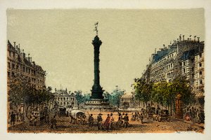 Paříž v roce 1874: Sloupec července, soukromá sbírka od Anonymous Anonymous