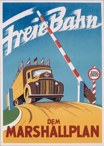 Plan Marshall ou Program de retablissement europeen (European Recovery Program ou ERP) (1948-1952) – volný průchod pro Marshallův plán par Anonymous od Anonymous Anonymous