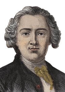Portrét Rytina Clauda Adriena (Claus- Adrien) Helvetius (1715-1771) anglický filozof - rytina od Anonymous Anonymous