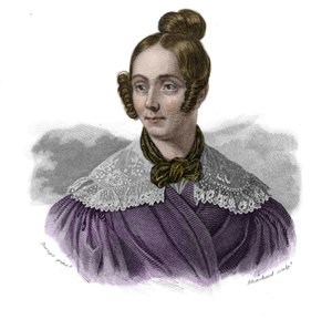 Portrét mademoiselle Didion (Barbe Francoise Madeleine Didion) (Barbe-Francoise-Madeleine) (1798-1836) v „“ Portréty a historie užitečných mužů: mužů a žen všech zemí a poměrů, kteří získali práva na uznání h od Anonymous Anonymous