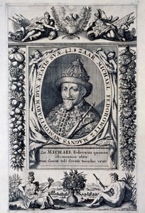 Portrét ruského cara Michela I. Feodoroviče (Michel Feodorovič Romanov od Anonymous Anonymous
