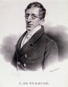 Portrét Alexise de Garaude (1779-1852), francouzského skladatele. 19. století. od Anonymous Anonymous