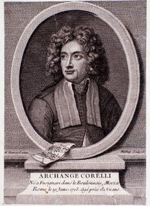 Portrét Arcangelo Corelli (rytina) od Anonymous Anonymous