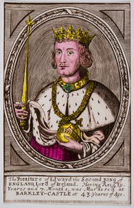 Portrét Edwarda II. (1284-1327) anglického krále, sbírka Privee od Anonymous Anonymous