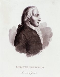 Portrét Francesca Duranteho (1684-1755) italského skladatele Po malování. 19. století. Milánská soukromá sbírka od Anonymous Anonymous
