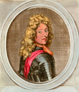 Portrét Frederika Armanda ze Schombergu, známého jako marechal ze Schombergu (Schonberg) (1615-1690), vrchního generála armády, který dosadil v roce 1688 holandského prince a premiéra Viléma Oranžského (1650-1702), během Slavné revoluce z E od Anonymous Anonymous