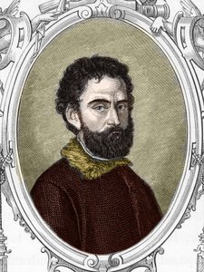 Portrét Giorgia da Castelfranco dit Giorgione (1477/8-1510). Rytina z roku 1859 v „“ galeriích Evropy – Itálie „“ od armengauda. Soukromá sbírka. od Anonymous Anonymous
