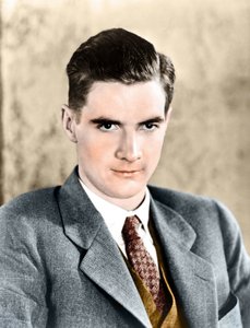 Portrét Howarda Robarda Hughese v roce 1934. Americký průmyslník a producent. 1905 - 1976. od Anonymous Anonymous