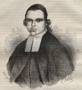Portrét Louise Bonafouse, v náboženství bratr Leotade, obviněný ze znásilnění a vraždy. Zemřel v Toulon Bagne dne 27. 1850. Rytina v „Historie trestanců od jejich vzniku až po současnost““ (1877) od Pierra Zacconeho (1817-1895) (Colonia Penale - Pe od Anonymous Anonymous
