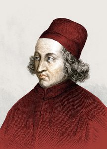 Portrét Marsilia Ficina, dit en francais Marsile Ficina (1433 - 1499), rytina 18. stol. od Anonymous Anonymous