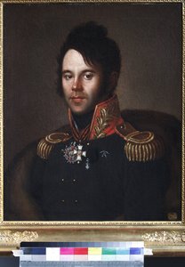 Portrét generálního starosty Pyotra Afanasieviče Papkova (1772-1853) - Anonym. Olej na plátně od Anonymous Anonymous