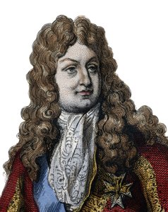 Portrét Filipa II., vévody z Orleans (1674-1723), člena královské rodiny Francie a regenta království v letech 1715 až 1723. ilustrace z „Le Plutarque Français“ od Edmonda Mennecheta od Anonymous Anonymous