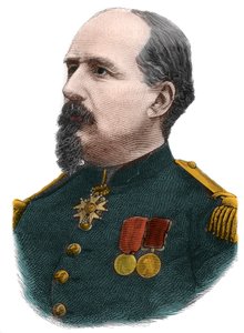 Portrét Pierre Philippe Denfert Rochereau (Denfert-Rochereau) (1823-1878) francouzský plukovník. od Anonymous Anonymous