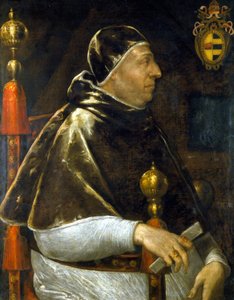 Portrét papeže Alexandra VI. (Rodrigo Borgia 1431-1503). anonymní malba. . Milán. od Anonymous Anonymous