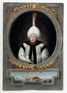 Portrét sultána Mustafy III. (1717-1774) (Mustafa, Moustapha) od Anonymous od Anonymous Anonymous