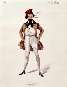 Portrét studenta z La boheme od Pucciniho (1892-1895) od Anonymous Anonymous