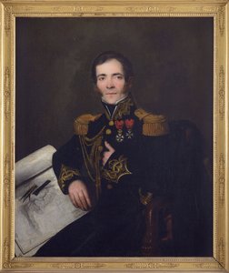 Portrét admirála Anne Chretien Louis de Hell (1783-1864), Anonym. Olej na plátně, c. 1832. Soukromá sbírka od Anonymous Anonymous
