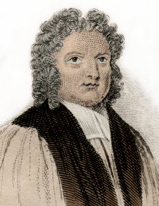 Portrét předvečera Rochestera Francise Atterburyho (1663-1732), literáta a politika. Rytina 19. století. milánský od Anonymous Anonymous