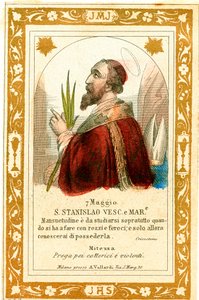 Svatý Stanislaus mučedník (rytina od Anonymous Anonymous