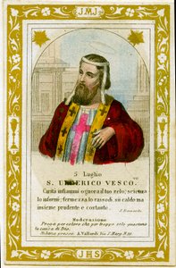 Saint Ulrich (rytina od Anonymous Anonymous
