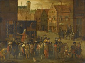 The Quack, c.1619-25 (olej na panelu) od Anonymous Anonymous